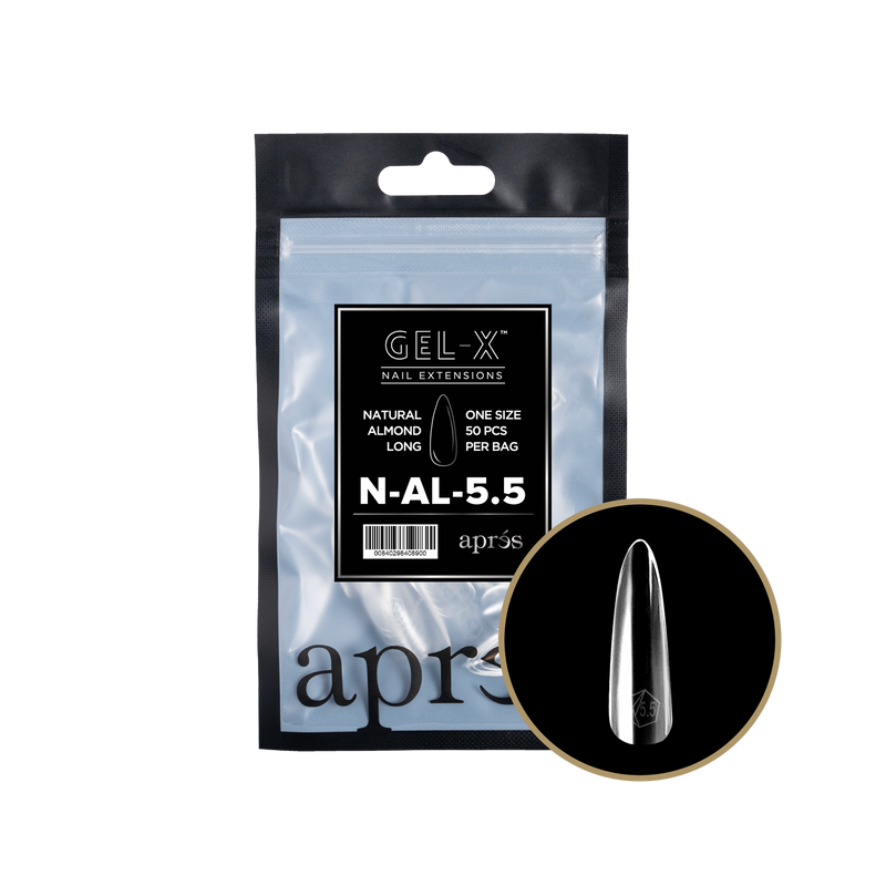 Apres Gel-X Tips 2.0 - NATURAL Almond Refill Bag