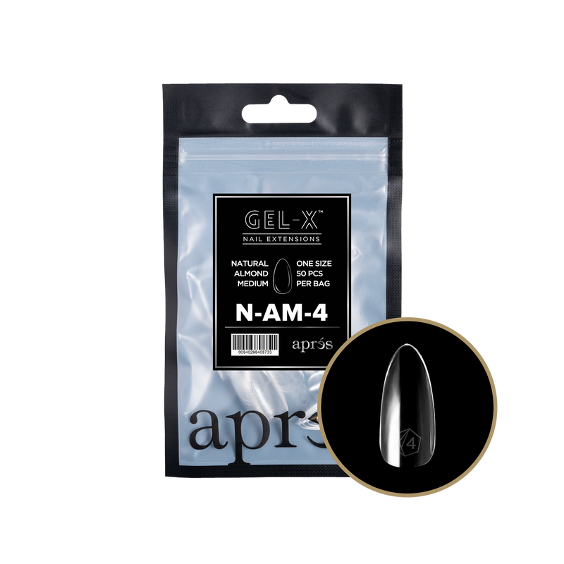 Apres Gel-X Tips 2.0 - NATURAL Almond Refill Bag