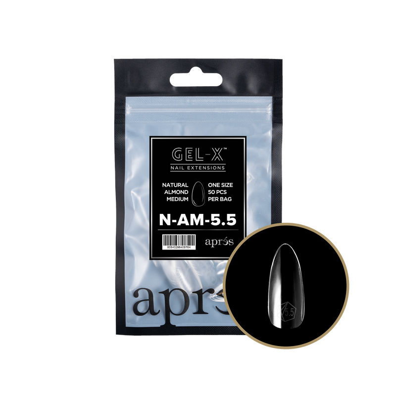 Apres Gel-X Tips 2.0 - NATURAL Almond Refill Bag