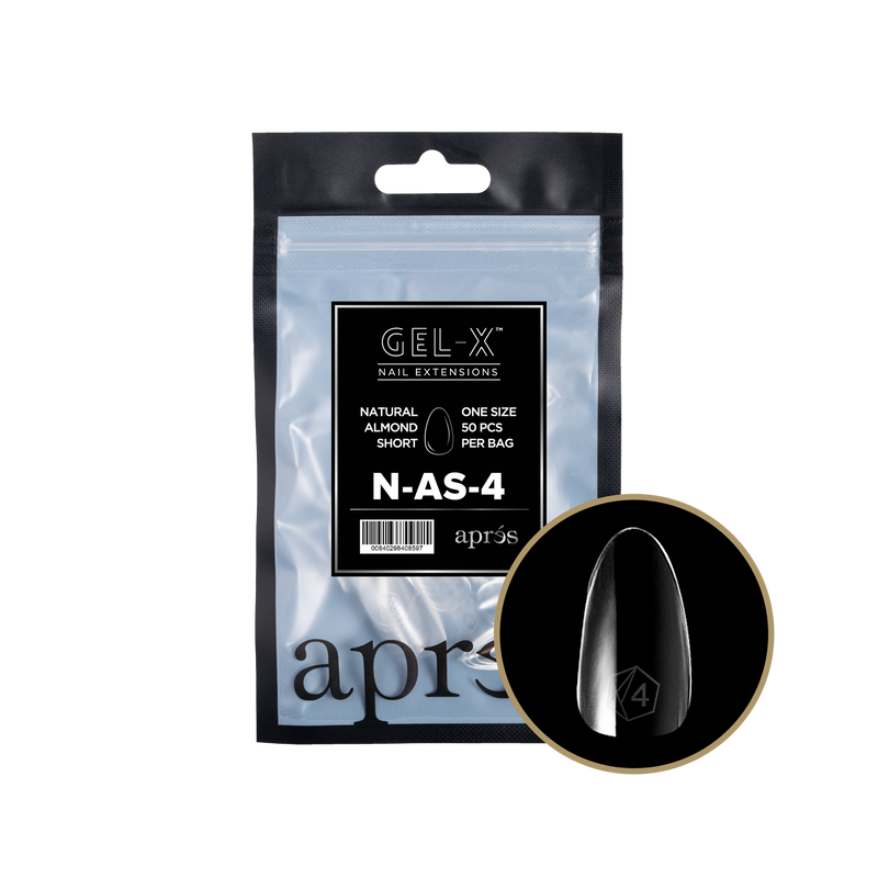 Apres Gel-X Tips 2.0 - NATURAL Almond Refill Bag