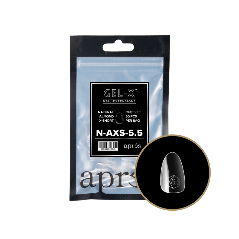 Apres Gel-X Tips 2.0 - NATURAL Almond Refill Bag