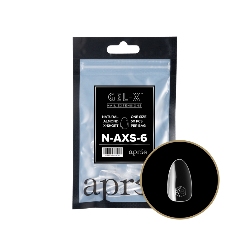 Apres Gel-X Tips 2.0 - NATURAL Almond Refill Bag