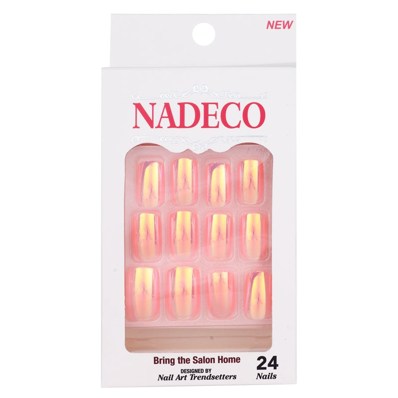 Nadeco Chrome Press on Nail Tips Box 