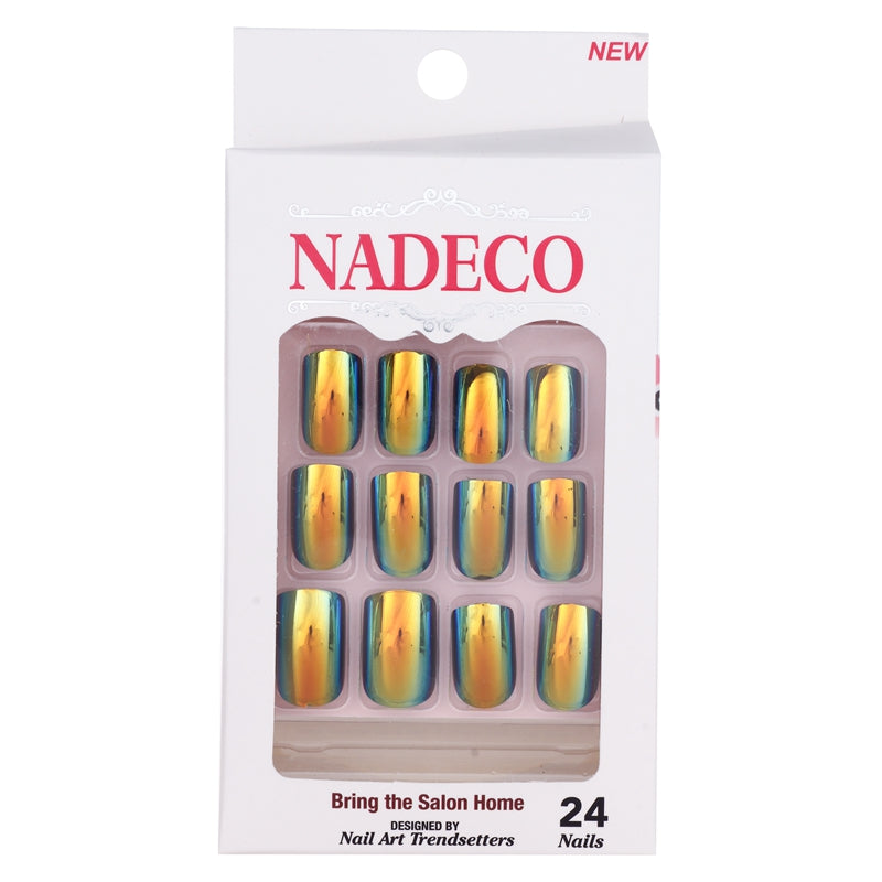 Nadeco Chrome Press on Nail Tips Box 