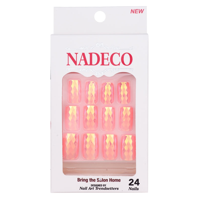 Nadeco Chrome Press on Nail Tips Box 