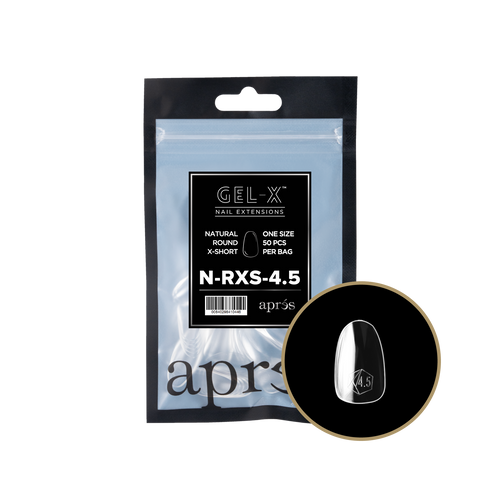 Apres Gel-X Tips 2.0 - NATURAL Round Refill Bag