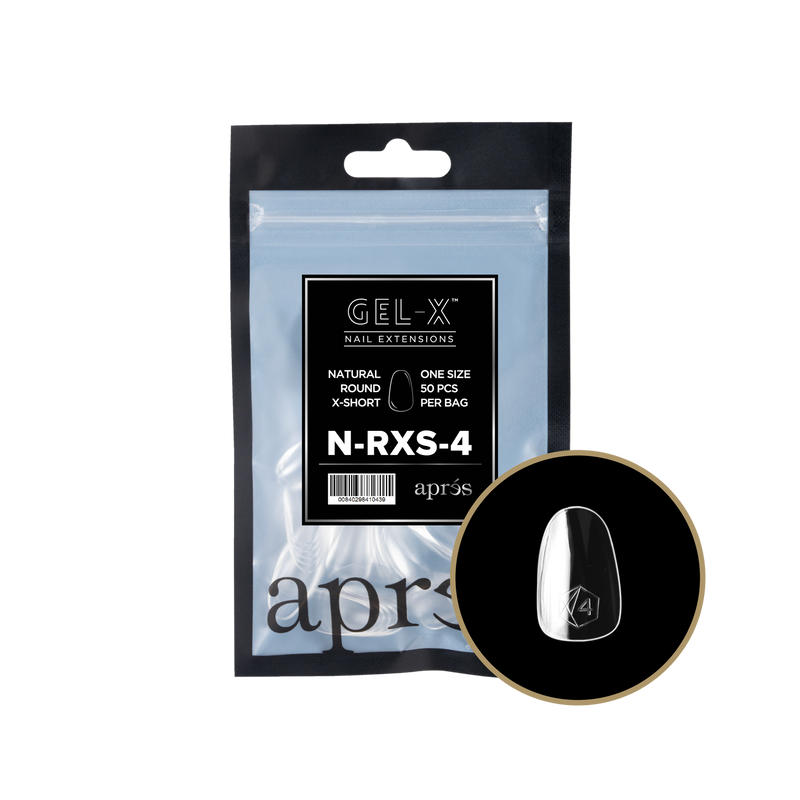 Apres Gel-X Tips 2.0 - NATURAL Round Refill Bag