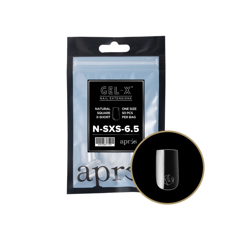 Apres Gel-X Tips 2.0 - NATURAL Square Refill Bag