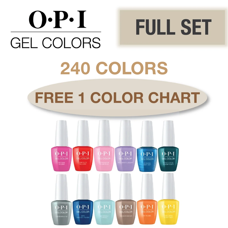 OPI Gel Colors Full Set 240 Colors - $13.50/each
