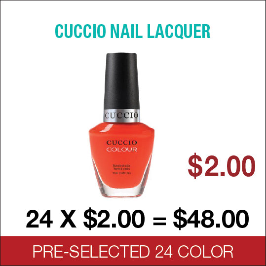 Cuccio Lacquer Pre-Selected 24 colors