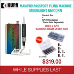 Kupa - Mani-Pro Passport Filing Machine - Moonlight Unicorn 220V/110V (Special Edition) - Free 300pcs Sanding Bands #17644