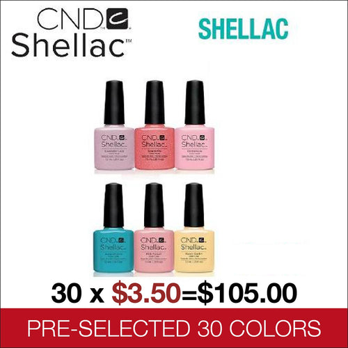 Shellac Pre-selected 30 colors