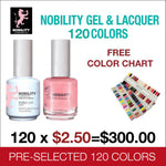 Nobility Gel & Lacquer Pre-Selected 120 colors - $2.50/each