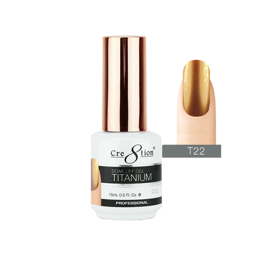 Cre8tion - Titanium Soak Off Gel .5oz T22