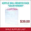 Airtouch Wall Mounted Powder Jar Rack 1 oz 96 pcs