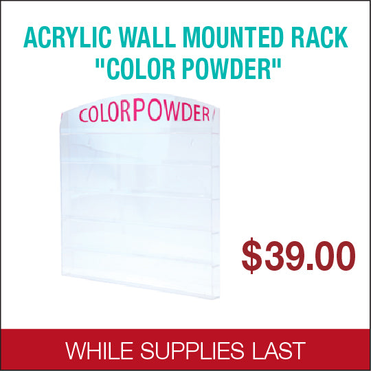 Airtouch Wall Mounted Powder Jar Rack 1 oz 96 pcs
