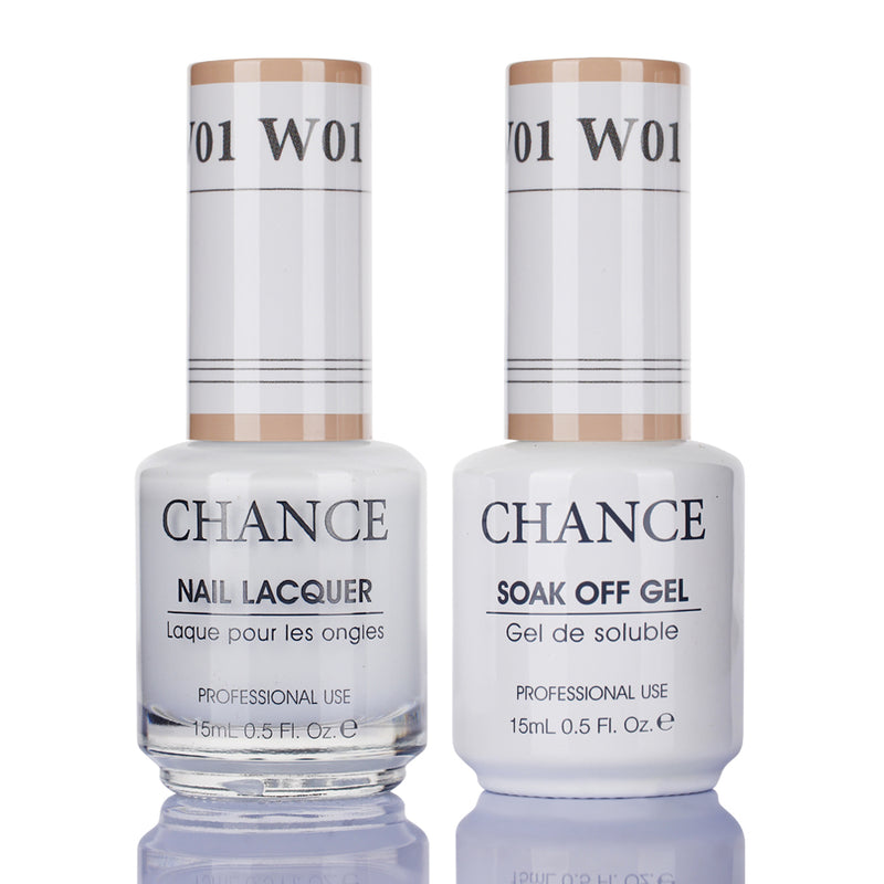 Chance Gel/Lacquer Duo Shade of White Collection - W01