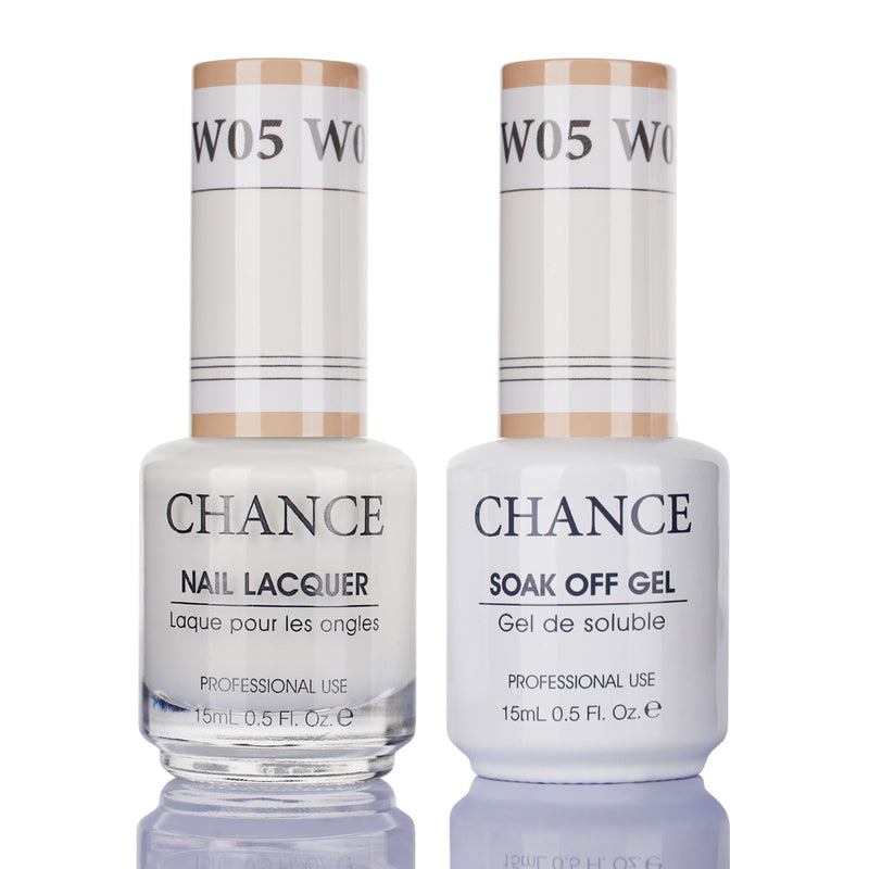 Chance Gel/Lacquer Duo Shade of White Collection - W05