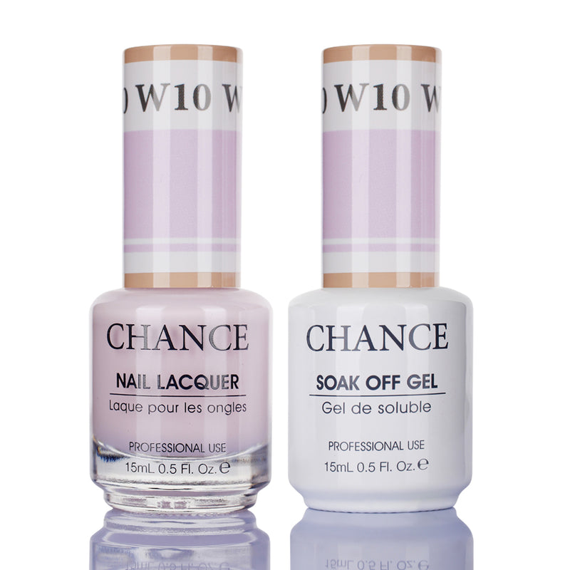 Chance Gel/Lacquer Duo Shade of White Collection - W10