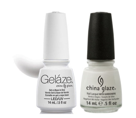 Gelaze Duo Gel - White On White - 0.5oz