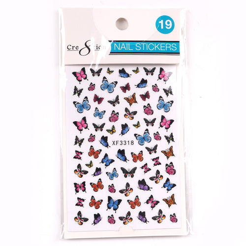 Cre8tion 3D Nail Art Sticker Butterfly 19