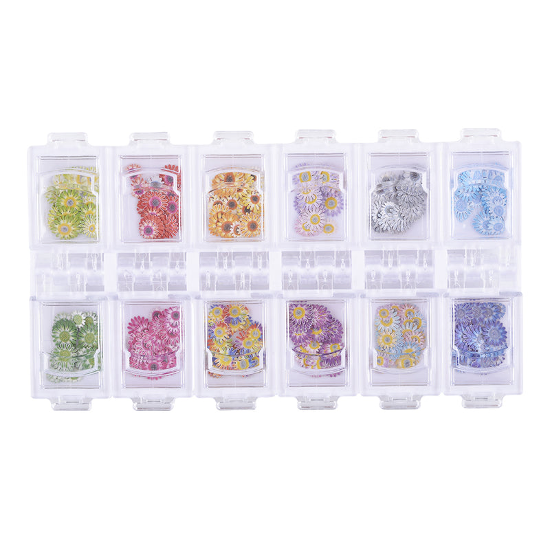 Cre8tion Colorful Nail Art Sequins Box 03 12 Styles