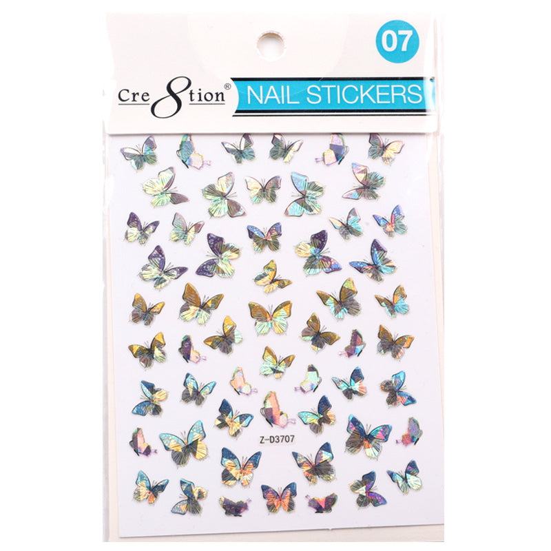Cre8tion 3D Nail Art Sticker Butterfly 07