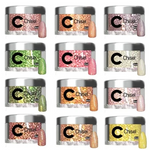 Chisel Nail Art - Dipping Powder - 2oz Ombre Princess Collection Dipping Powder 12 Colors 91A to 96B