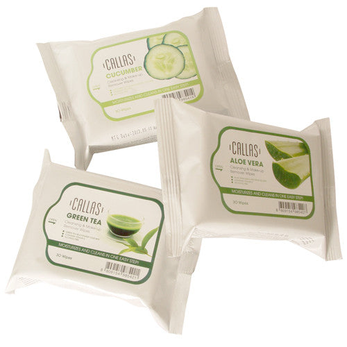 Callas Cleansing & Make-up Remover Wipes