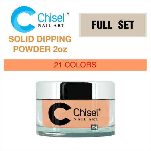 Chisel Nail Art - Dipping Powder - 2oz Solid Collection 21 Colors - $10.95/each - Color SOLID #232 - #252
