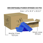 Cre8tion Mini Disposable Pumice Sponges (400 pcs/box)