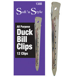 Soft 'n Style - All-Purpose Duck Bill Clips Package (12pcs)