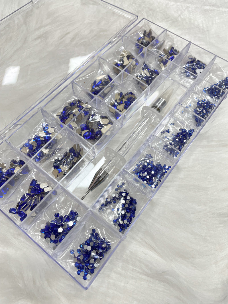 Rhinestone Nail Art Decoration High Quality 1 Set 20 Styles