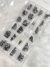 Rhinestone Nail Art Decoration High Quality 1 Set 20 Styles