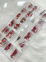 Rhinestone Nail Art Decoration High Quality 1 Set 20 Styles