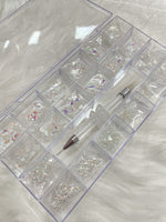 Rhinestone Nail Art Decoration High Quality 1 Set 20 Styles
