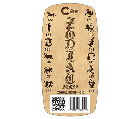 Chisel - 3D Stamping - Zodiac Signs 012