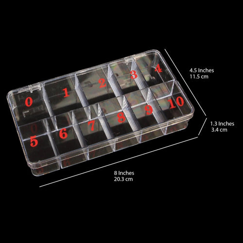 Cre8tion - Empty Plastic Tip Box 550 Tips
