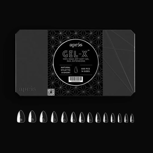 Apres Gel - X Nail Extensions Natural Stiletto Extra Short