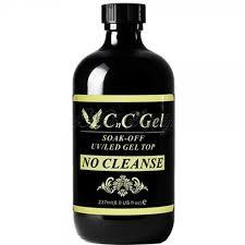 C&C Soak Off Gel Top No Cleanse 0.5oz