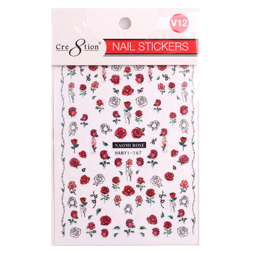 Coming Soon - Cre8tion Nail Art Sticker Valentine V12